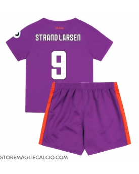 Wolves Jorgen Strand Larsen #9 Maglia Gara Terza Repliche 2024-25 Bambino Maniche Corte